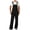 Black, variant on Men's Washed Bib Overall Coveralls Relaxed Fit Adjustable Strap Utility Denim Women Work Pants with Large Pockets Durable Comfortable Jumpsuit for Men Black