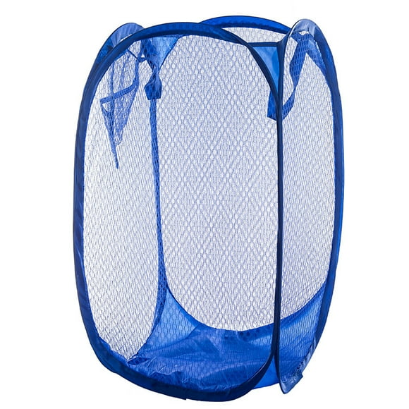 Collapsible Laundry Baskets Laundry Hamper Laundry Basket for College Dorm (Blue)