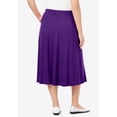 thumbnail image 3 of Woman Within Plus Size Petite 7-Day Knit A-Line Skirt, 3 of 6