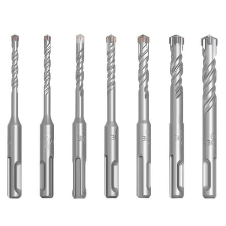 

7pcs/set Professional For Concrete Drill Bit Cross Shaped Metal Masonry Brick