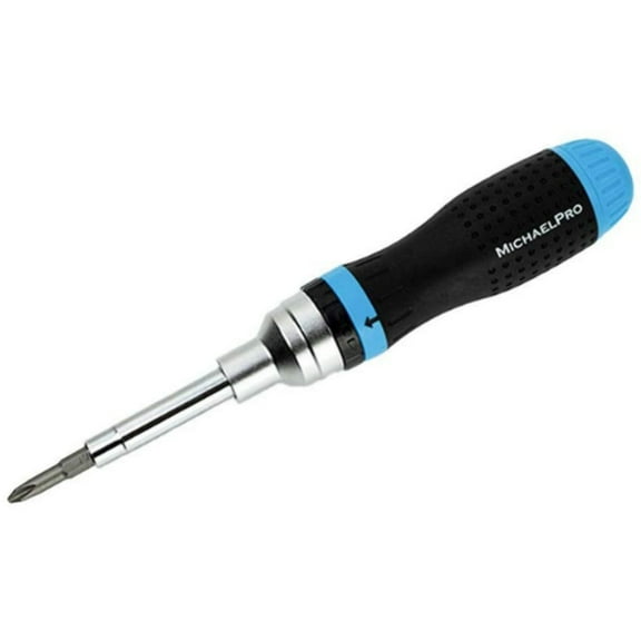 MichaelPro 19-in-1 Interchangeable Multi Bit Ratchet Screwdriver Set