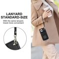 thumbnail image 5 of Elegante funda multifuncional tipo cartera para iPhone 11 Pro con correas, ranura para tarjetas, soporte para anillo, protección para cámara, material de PU, a prueba de golpes y antirrobo., 5 of 5