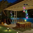 thumbnail image 4 of Campana de viento solar LED para exteriores, luz de colibrí que cambia de color, ideal como regalo para esposa, mamá o cumpleaños, ideal para jardín y decoración del hogar., 4 of 5