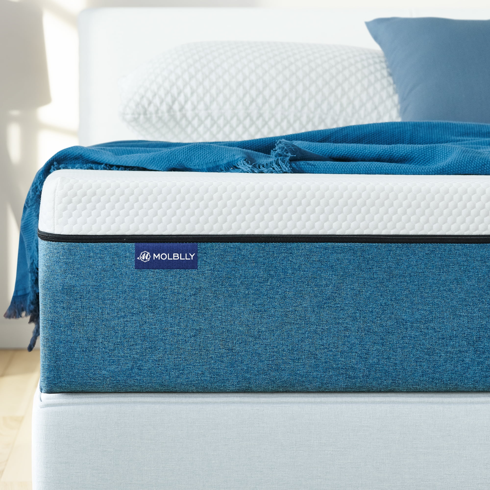Molblly 10 inch Full Size Medium Memory Foam Mattress More Breathable