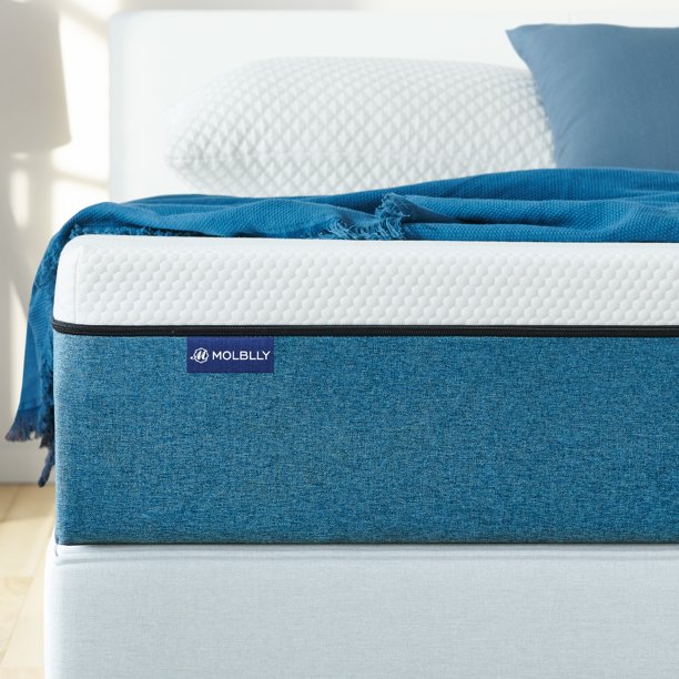 Molblly 10 inch Queen Mattress, Medium Memory Foam Mattress ,Mattress in a box