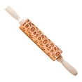 thumbnail image 2 of DOLITY Halloween Embossed Rolling Pin Portable Cookie Stamp for Baking Pies Waffles M, 2 of 9
