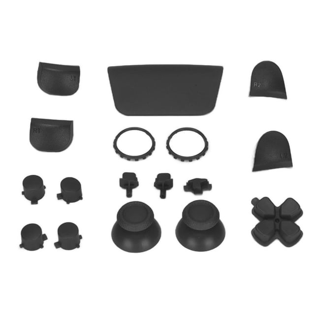 Ymiko Ensemble de Remplacement de Boutons de Manette de Jeu PS5 Ensemble Complet de Boutons Réparation