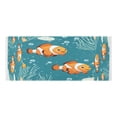 thumbnail image 6 of Washing Machine Cover 51.2x22in, Durable Polyester Dust Cover with Lace Trim and Side Pocket for Appliances Cute Clownfish, 6 of 6