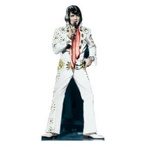 Advanced Graphics Elvis Presley White Jumpsuit Lifesize Wall Decor Cardboard Standup Cutout Standee Poster