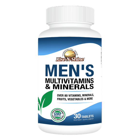 Men's Multivitamins & Mineral Supplement, Chromium, Potassium, Magnesium, 30 Ct