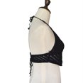 thumbnail image 4 of Nueva moda mujeres cultivo superior ganchillo punto V Escote Halter que lazo del uno mismo camisola Abanopi Top corto, 4 of 7