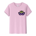 thumbnail image 4 of BOOMILK Mardi Gras Shirts for Women It's Mardi Yall Funny Letter Graphic Tees Round Neck Short Sleeve Loose Top, 4 of 4