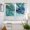 Turquoise, variant on Ombre Turquoise Marble Kitchen Curtains Window Panels, Modern Minimalist Art Gradient Insulated Window Treatment Curtain, Grommet Curtains for Bedroom/Living Room/Bathroom, 2 Piece 52"Wx45"L