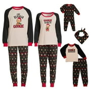 Gingerbread Holiday Matching Family Christmas Pajamas Women's Sleepwear Set, 2-Piece, Sizes S-3XL