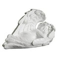 thumbnail image 3 of kurtrusly Resin White Angel Statue Desktop Decor Collection Window Props Christmas lie down right think, 3 of 9