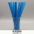 thumbnail image 1 of Nvzi 100Pcs Biodegradable Paper Straws for Party Supplies,Birthday,Christmas Decorations-Blue, 1 of 5