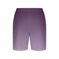 thumbnail image 5 of Nmnitkp Shorts for Women Casual Sweatpants Women Fashion Print Color Elastic Waist Bandage Short Pants Hot Pink,S, 5 of 5