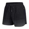 thumbnail image 3 of BiZtdJrK Mens Sweat Shorts Big and Tall Drawstring Elastic Waist Running Shorts Lightweight Summer Beach Shorts with Pockets Black L, 3 of 9