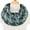 Teal, variant on Classic Premium Houndstooth Knit Infinity Loop Circle Scarf