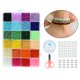 thumbnail image 4 of Material de abalorios Abalorio de arroz de plástico para pulseras Adultos Niños Accesorios de perlas de 2mm Macarena Perlas espaciadoras, 4 of 8