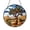Acrylic 3.5 Inch, variant on Stained Glass Sun Catcher Window Hanging Desert Tree with Sunset Design, Landscape Glass Panel Decor for Window and Home Decor, Indoor Window Art Hanging, Decorative Nature Suncatcher Gift