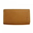 thumbnail image 1 of Italian Artisan 32-PF055-Tan Portefeuille en Cuir pour Femmes, Tan, 1 of 1