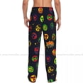 thumbnail image 6 of Mens Woman Casual Pajama Long Pant Loose Elastic Waistband Mexican Lucha Libre Wrestling Masks Cozy Sleepwear Home Lounge Pants, 6 of 7