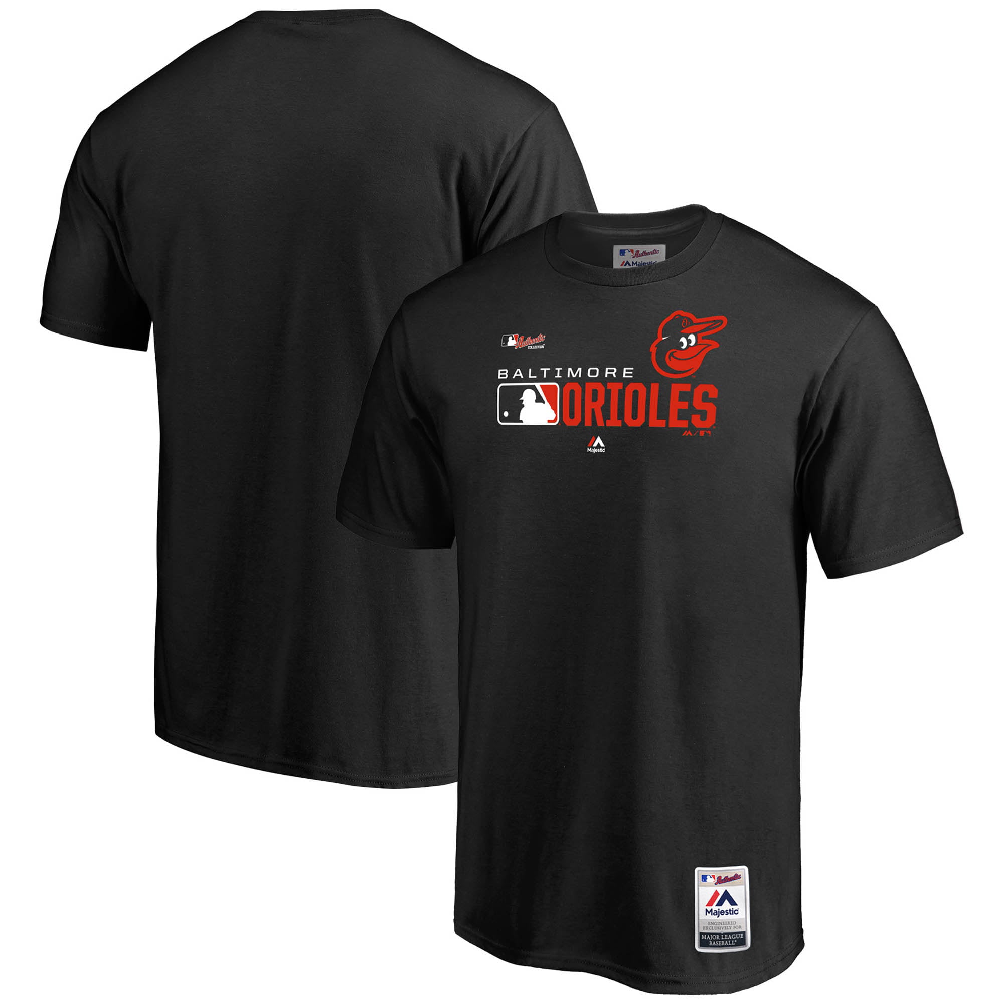 Majestic Baltimore Orioles Black Team Choice T-Shirt