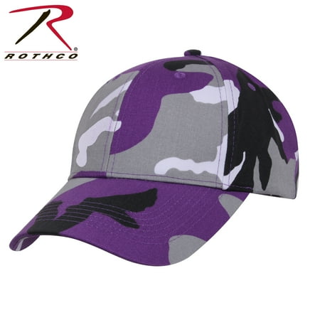 - Rothco Supreme Camo Low Profile Cap - Ultra Violet Camo