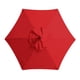 thumbnail image 1 of Fiudx Sombrilla de Jardín, Diseño Vintage, 99 % de Protección Solar, Accesorio de Viaje Ligero, Resistente Al Viento, Fácil de Instalar, Ideal para Playa, Piscina y Camping, 270 Cm., 1 of 2