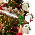 thumbnail image 2 of Clispeed Christmas Reindeer Sleigh Multi Wooden Door Frame Adornment for Festive Decor, 2 of 8
