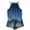 Dark Blue, variant on Domzest Halter Tops for Women Back Bow Tie Sleeveless Blouse Casual Loose Fit Gradient Keyhole Back Camisole for Daily Wear Brown S