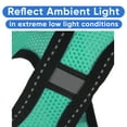 thumbnail image 4 of Pawtitas Adjustable Mesh Reflective Dog Harness L Aquamarine, 4 of 9