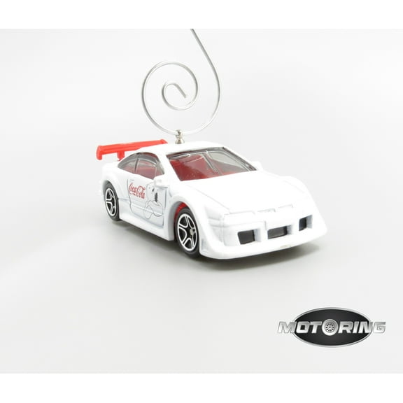 Audi TT Coke Coca Cola White Car Rare Christmas Tree Ornament Diecast