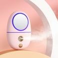 thumbnail image 3 of Nano Facial , Handy Mini  Cute 35ml Portable Silent USB Rechargeable 200mAh Mist Sprayer With Mirror For Face Daily Makeup Skin Care Eyelash Extensions, 3 of 8