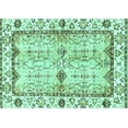 thumbnail image 1 of Ahgly Company Indoor Rectangle Abstract Turquoise Blue Modern Area Rugs, 3' x 5', 1 of 4