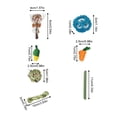 thumbnail image 3 of Natural Loofah Chew Toys for Small Pets,Dental Care Toy Set for Rabbits Guinea Pigs,Natural Fiber Enrichment Kit,14-Piece Safe Hamster Chinchilla Chewing Toys,Rabbit Chew Toys Guinea Pig Toys, 3 of 5