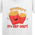thumbnail image 4 of Inktastic Hooray It's Fry-day with Cute Fries Youth T-Shirt, 4 of 5