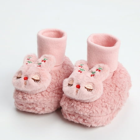 

Gubotare Baby Booties Unisex Water Repellent Baby Booties with Vegan Sherpa Lining A 12 Months