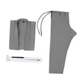 thumbnail image 2 of Traje brasileño Jiu Jitsu Gi, accesorios ligeros, kimono de torneo deportivo Gris, 2 of 8