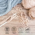 thumbnail image 6 of Naler 30 Skeins 30 Assorted Colored 100% Acrylic Crochet Yarns Bulk,Tote Bag,1.06oz/30g,1650 Yards, 6 of 8