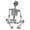 A, variant on QLFSCXG Halloween Skeleton Life Size Full Body Posable Joints Human Skeletons Creepy Halloween Skeleton Decor for Halloween Party House Supplies Home Furnishings