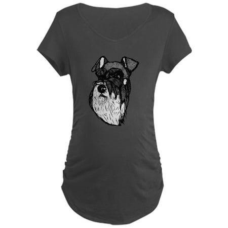 

CafePress - Miniature Schnauzer - Maternity Dark T-Shirt