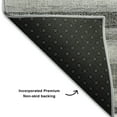 thumbnail image 3 of Addison Rugs Mayfield Washable Transitional Stripes Silver Rectangle Rug, 8' x 10', 3 of 6