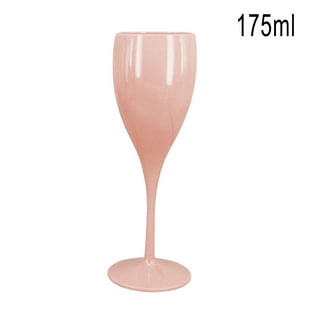 Way to Celebrate! Plastic Champagne Glasses - Pink - 5 oz