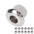 thumbnail image 1 of Guitar Tuning Peg Adapter Set, 10mm Acoustic Guitar Tuner Conversion Bushing  Match 12Pcs  for Playing Black,Silver, 1 of 7