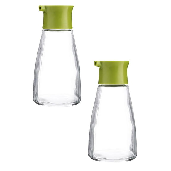 2Pack Leakproof Soy Dispenser Bottle Glass Soya Container For Kitchen And Bbq Use 1Pc Storage Containers Home Decor