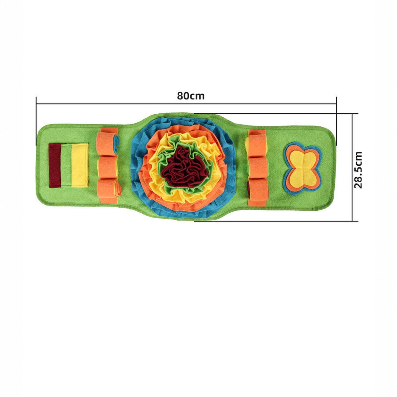 Dog Snuffle Mat, Watch-Shaped Interactive Pet Toy - Chewable, Treat-Dispensing, Puzzle Game with Self-Entertainment, All-Season Usability - For Small to Medium Dogs, Indoor & Outdoor Play, Mental Sti