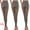 B, variant on Comfortable Compression Socks for Women Fashion Fake Translucent Warm Fleece Pantyhose Solid Coffee Saving to 65% off!