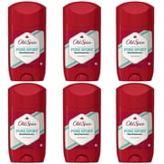 Pack of (6) Old Spice High Endurance Deodorant Pure Sport - 2.25 oz Stick